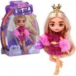 Barbie Extra Minis v růžových šatech