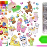 DIY sada nálepek Lamy s diamantovým uměním