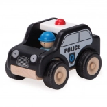 Dřevěné policejní autíčko WORDERWORLD mini
