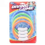 Sada potápěčských kroužků do vody (4 ks)