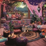 Ravensburger Puzzle Mé útulné boho útočiště 1000 dílků