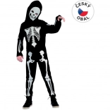 Kostým Kostra chlapec 120-130 cm