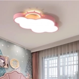 Lampa LED růžová obláček s dálkovým ovládáním