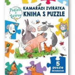Kniha s puzzle: kamarádi zvířátka