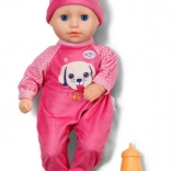 Panenka BABY born Anna tmavě růžová 36 cm