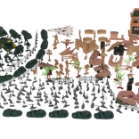 Velká sada vojáčků a vojenských vozidel (400 ks)