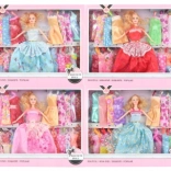 Panenka se 20 náhradními šaty 29 cm