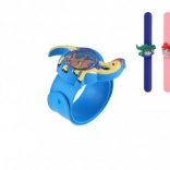 Dětské samonavíjecí hodinky dinosaurus se silikonovým páskem