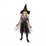 Dětský čarodějnický kostým pro Halloween