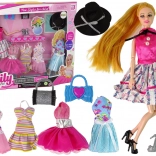 Panenka Emily s vyměnitelnými šaty a doplňky