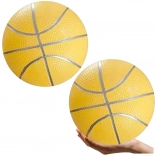 Pastelově žlutý gumový plážový míč 20 cm