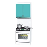 Dětská kuchyňka s efekty, 10 × 8 × 32 cm