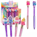 Barevné gelové pero s jednorožcem