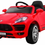 Elektrické autíčko pro děti Turbo‑S SUV, červené s dálkovým ovládáním