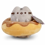 Plyšová hračka Pusheen v čokoládovém donutu