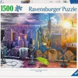 Puzzle 1500 dílků ravensburger – new york v létě a v zimě