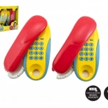 Dětské telefony na baterie s kabelem 8m