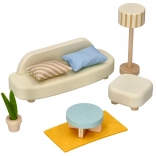 Mebelky do domečku pro panenky Obývací pokoj