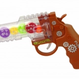 Hračka Pistole se Světelnými a Zvukovými Efekty Hnědá