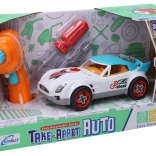 Šroubovací závodní auto 18 cm