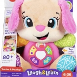 Interaktivní plyšová sestřička pejsek FISHER-PRICE Laugh & Learn Smart Stages, vícejazyčná