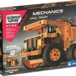 Clementoni Science & Play mechanická laboratoř – těžební auta 2v1