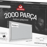 Rám na puzzle 96x68 cm bílý