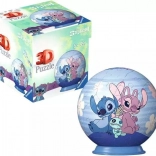 3D puzzleball DISNEY Stitch a Angel 54 dílků