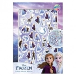 Třpytivé samolepky ledové království A5 – 8 archů