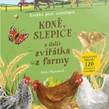 Koně, slepice a další zvířátka z farmy – kniha samolepek