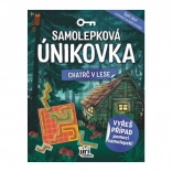 Samolepková únikovka CHATRČ V LESE (česky)