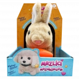 Interaktivní plyšový králíček s mrkvičkou