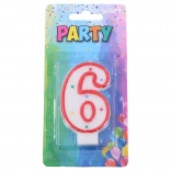 Párty svíčka na dort - číslo 6