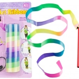 Duhová taneční stuha pro rytmickou gymnastiku 121 cm