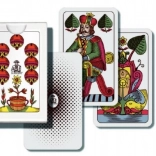 Karty Mariáš – jednohlavé, 32 listů v papírové krabičce