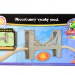 Oboustranný vysoký most pro dětské dráhy