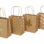 Dárková taška malá Vánoce 18x21x10 cm