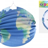 Lampion koule Země 25 cm