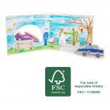 Dřevěná Interaktivní Knížka Policie Small Foot