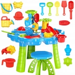 Woopie vodní stůl 2v1 pískoviště s židličkou aquapark s delfínem