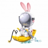 Stavebnice Pleyerid Moonship – astronautický králíček na lodi