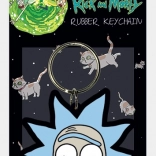 Gumová klíčenka RICK AND MORTY – šílený úsměv ricka