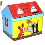 Pokladnička Krtek domeček se zámkem