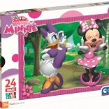 puzzle minnie a daisy na procházce maxi 24 dílků