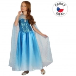 Šaty na karneval Sněhová královna