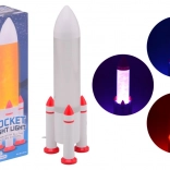 Lampička Raketa LED měnící barvy