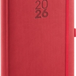 Denní diář Diamante červený 2026