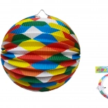 papírový lampion koule 25 cm
