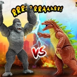 Primal Clash souboj Boss vs King Kaiju – sada akčních figurek 21 cm