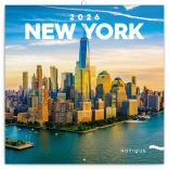 Poznámkový kalendář New York 2026